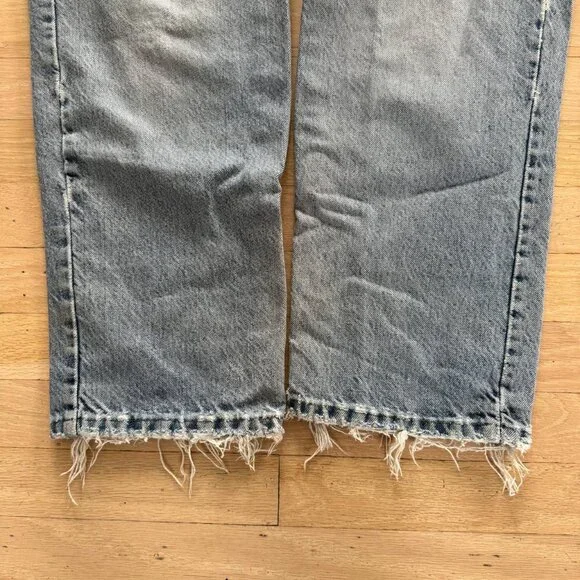 Underground Industrial Wear Vintage 90s Distressed Faded Blue Men's 26x31 Jeans - Picture 2 of 10